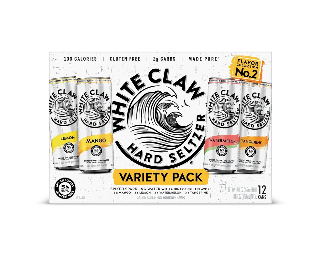[2211] White Claw - Variety Pack #2 - 12 Pack