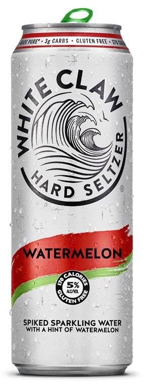 White Claw - Watermelon Hard Seltzer Water - 24 Oz - Can