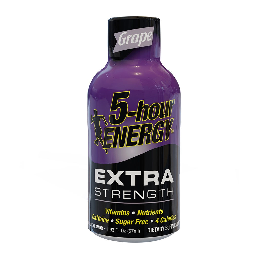 5-Hour Energy - Extra Strength Zero - Grape - 1.93 Oz - Can
