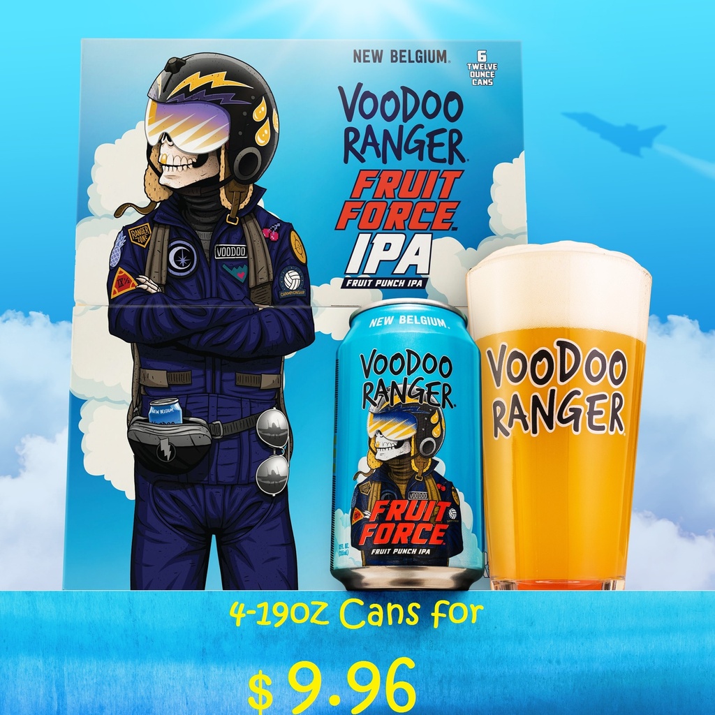 Voodoo Ranger - Fruit Force IPA - 19.2 Oz - Can