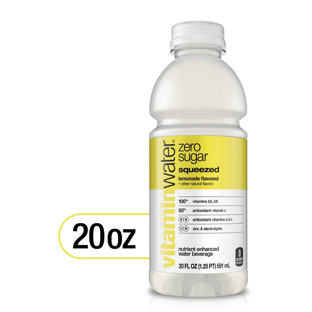Vitaminwater - Zero - Squeezed - Lemonade - 20 Oz - Bottle