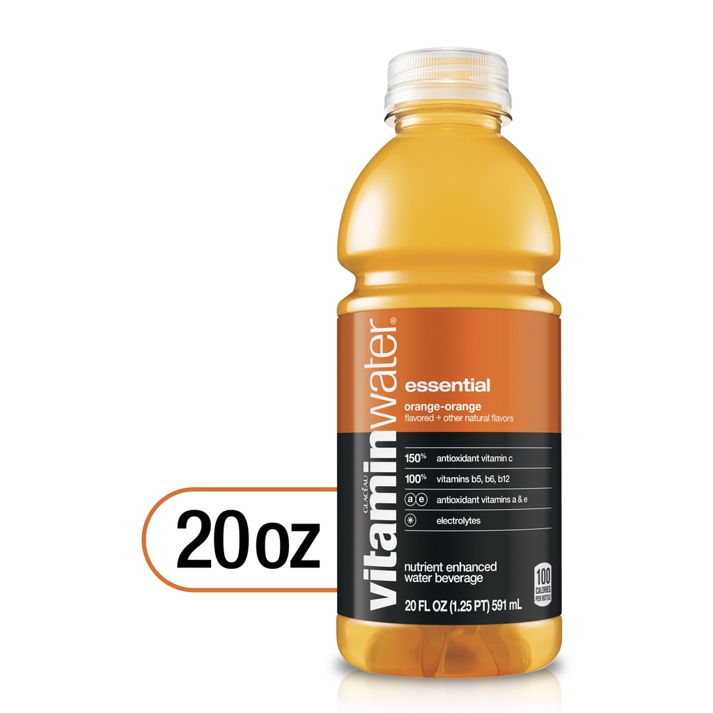 Vitaminwater - Essential - Orange-Orange - 20 Oz - Bottle