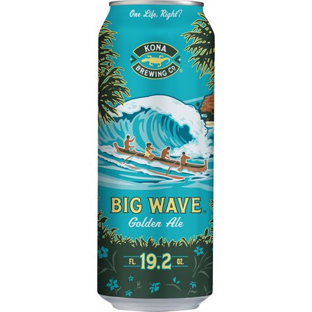 Kona Big Wave Ale Single - 4.4% ABV - 19.2 Oz - Can