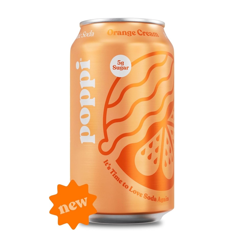 Poppi - Orange Cream - 12 Oz - Can