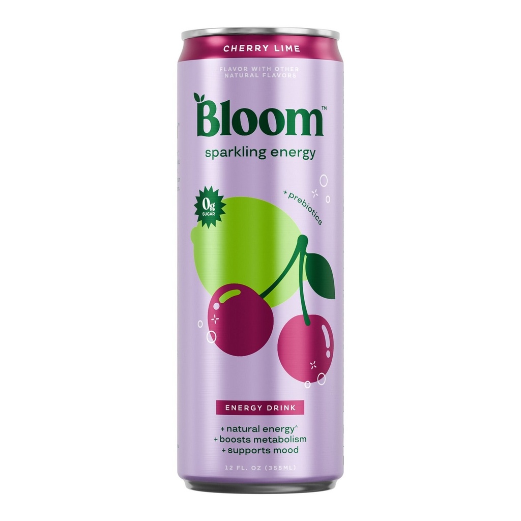 Bloom - Cherry Lime - 12 Oz - Can