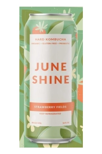 June Shine Hard Kombucha Watermelon Razz - Beer - 16 Oz - Can