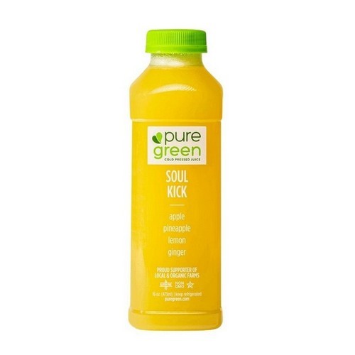 Pure Green - Soul Kick Pressed Juice Blend - 16 Oz - Bottle