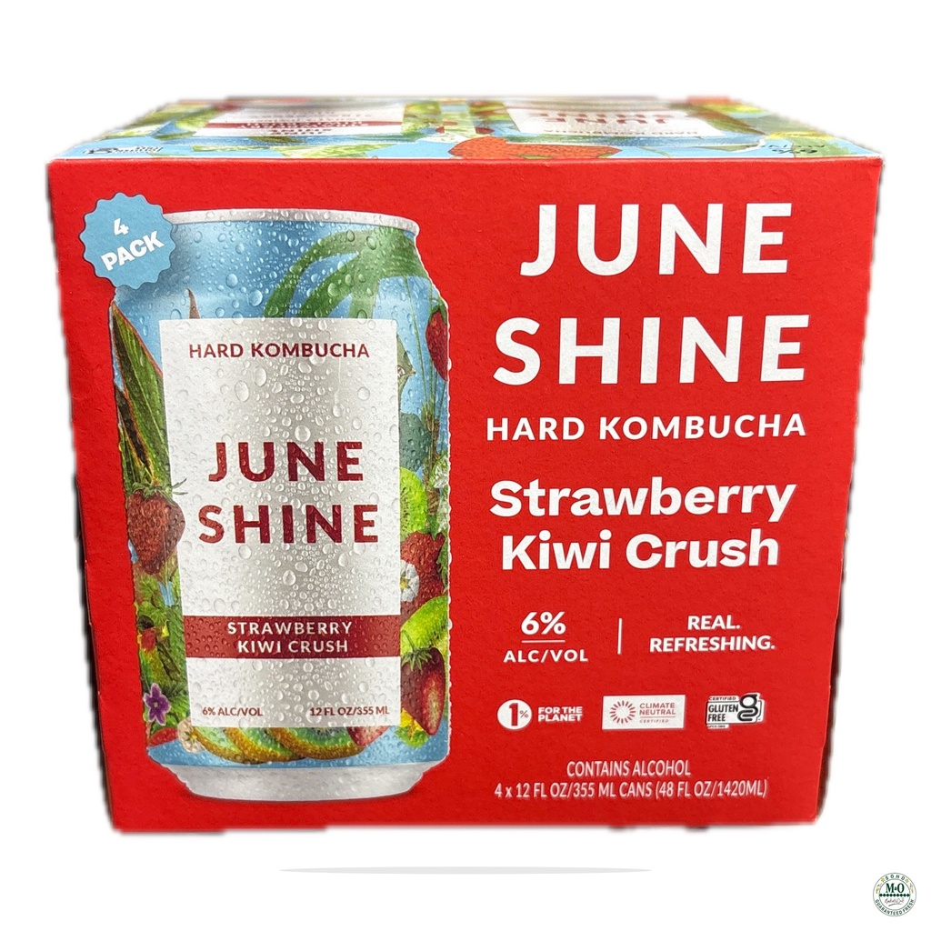 JuneShine - Strawberry Kiwi Crush - 16 Oz - Can