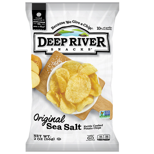 Deep River Snacks - Original Sea Salt Kettle Chips - 2 Oz