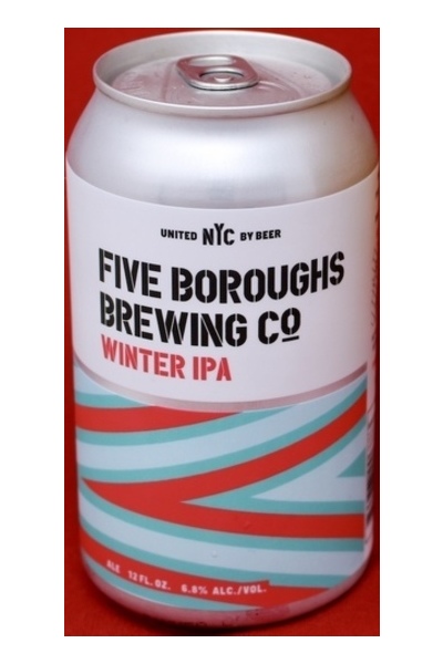 Five Boroughs Brewing Co. Winter IPA Ale - Beer - 12 Oz - Cans - Can