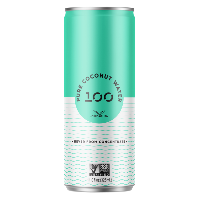 100 Coconuts - Pure Coconut Water - 11 Oz