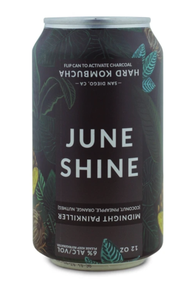 June Shine Midnight Painkiller Kombucha - 12 Oz
