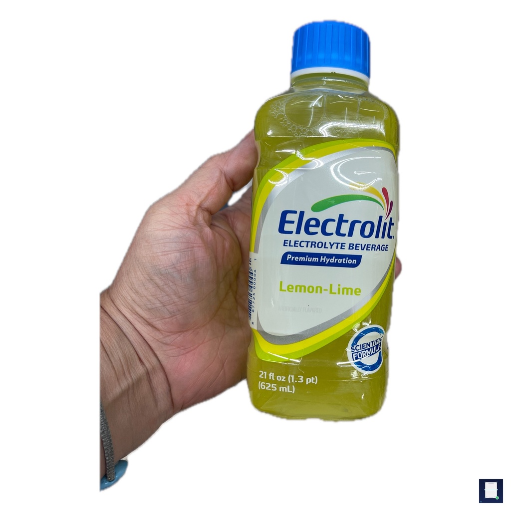 Electrolit - Lemon Lime - 21 Oz - Bottle