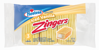 Hostess - Zingers Iced Vanilla Cake - 3.81 Oz