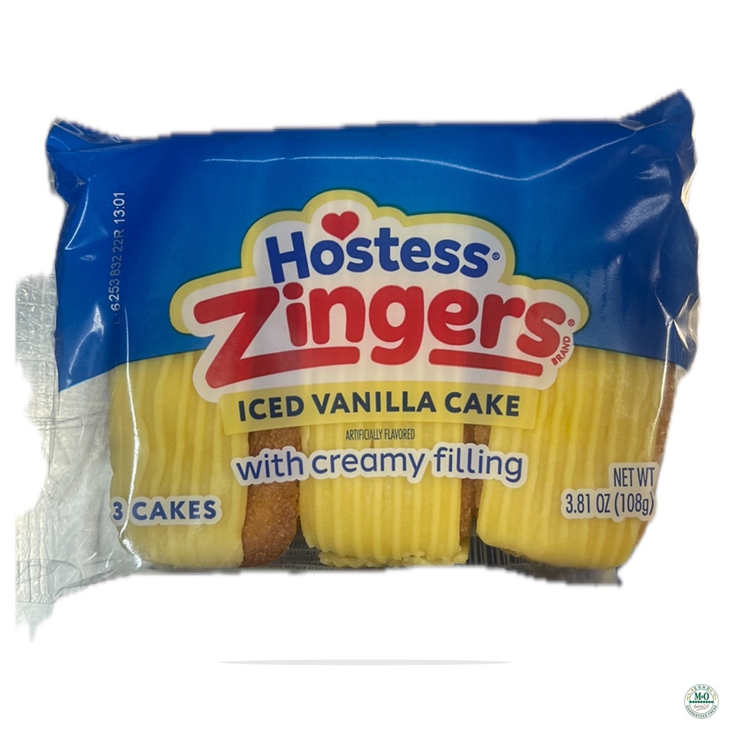 Hostess - Zingers Iced Vanilla Cake - 3.81 Oz