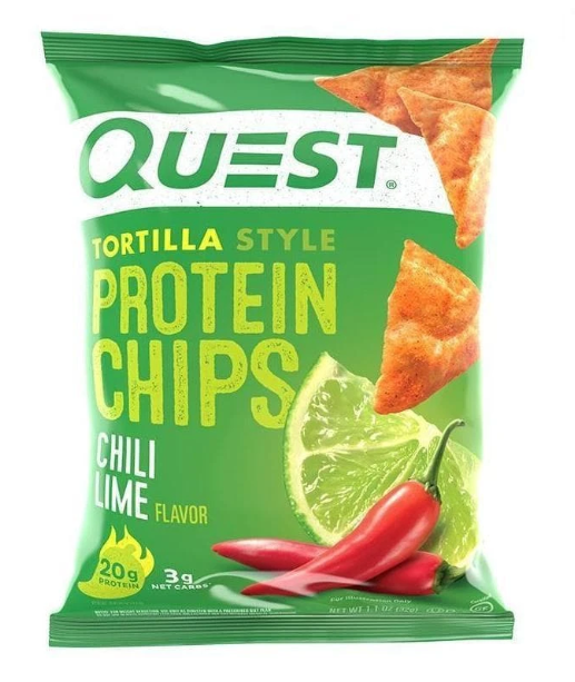 Quest Nutrition Protein Chips - Chili - Lime - 1.1 Oz