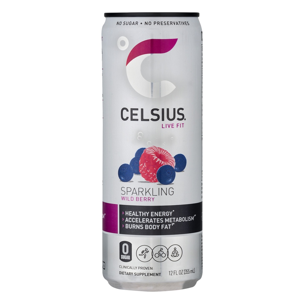 Celsius - Sparkling - Wild Berry - 12 Oz - Can