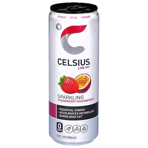 Celsius - Sparkling - Strawberry Passionfruit - 12 Oz - Can