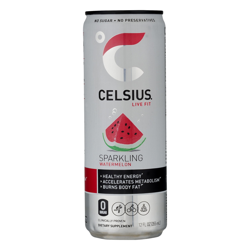 Celsius - Sparkling Watermelon - 12 Oz - Can