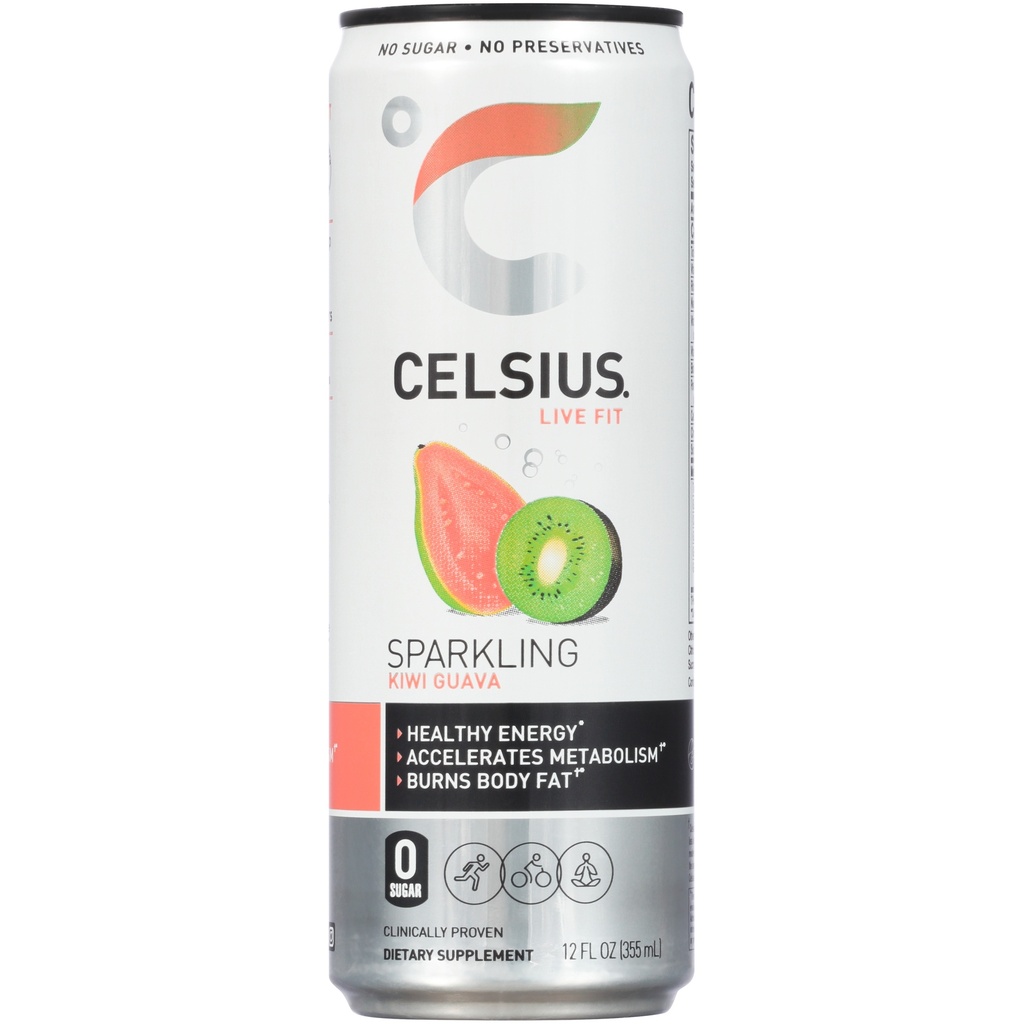 Celsius - Sparkling - Kiwi Guava - Zero - 12 Oz - Can