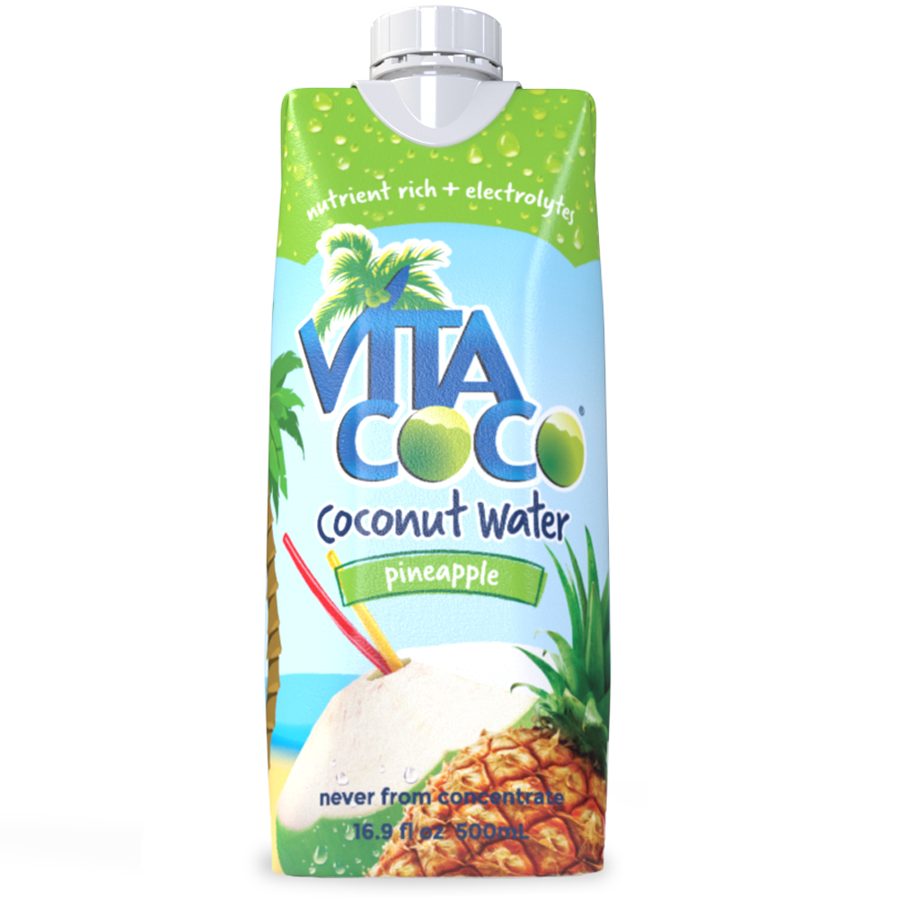 Vita Coco - Coconut Water - Pineapple - 17.6 Oz - Bottle