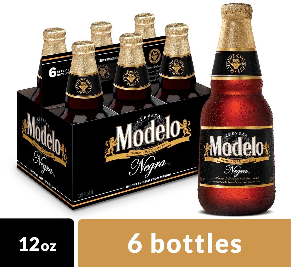 Modelo - Negra - 12 Oz - Bottle - 6 Pk