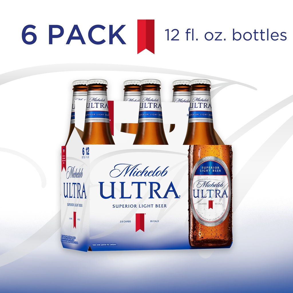 Michelob Ultra - 12 Oz - Bottle - 6 Pk