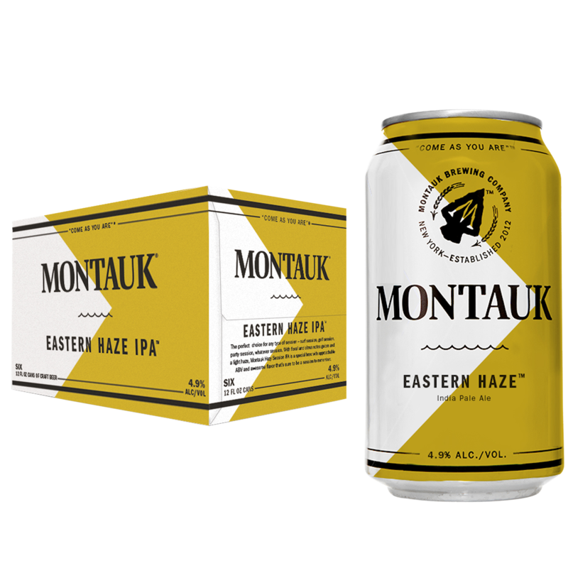 [1392] Montauk Eastern Haze IPA 6pk - 4.9% ABV - 12 Oz - 6 Pack