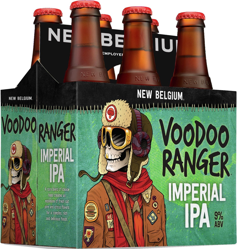 [8798] Voodoo Ranger - Imperial IPA Ale - 12 Oz - 6 Pack - Bottles