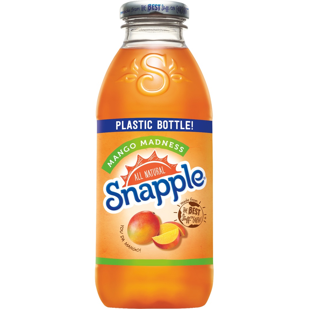 Snapple - Peach Mangosteen - 16 Oz - Can