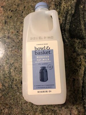 Bowl & Basket - 2% Reduced Fat Milk - 1/2 Gallon