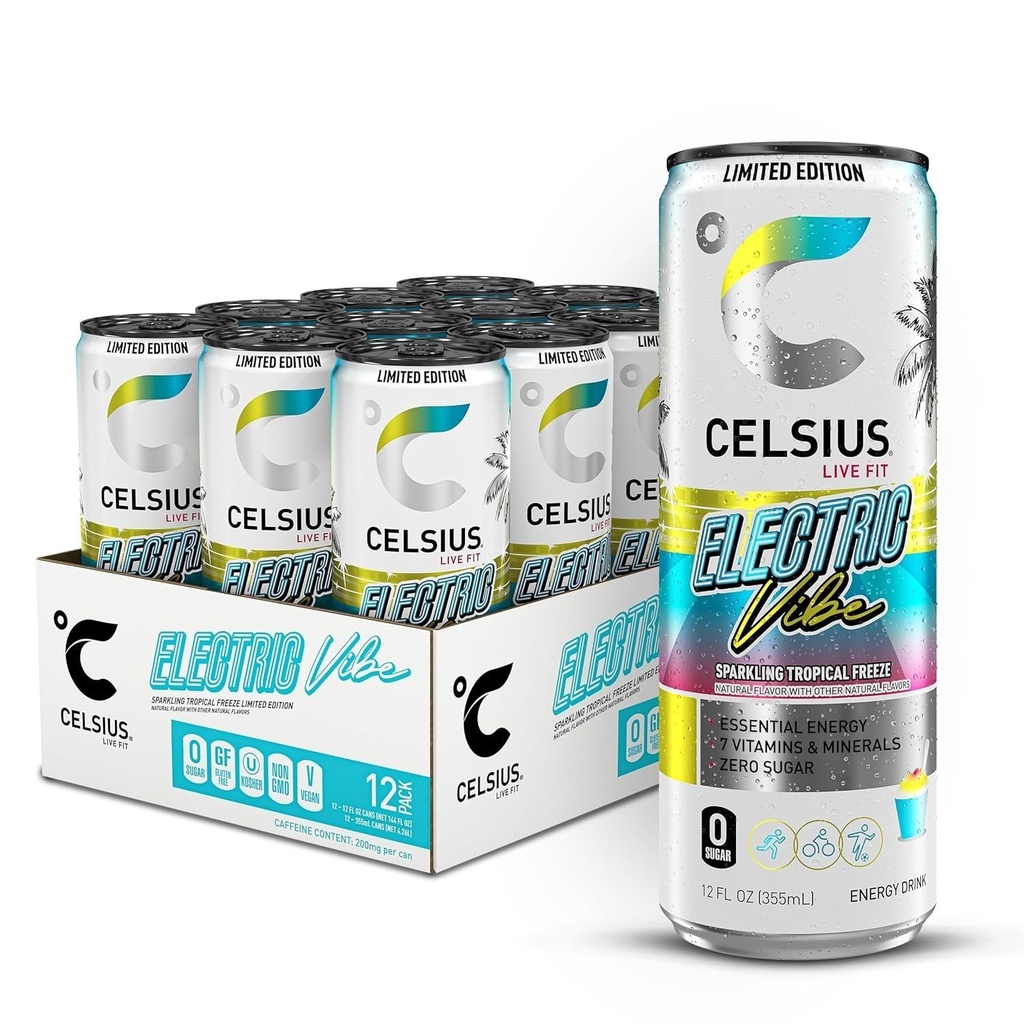 Celsius - Sparkling - Electric Vibe - 12 Oz - Can