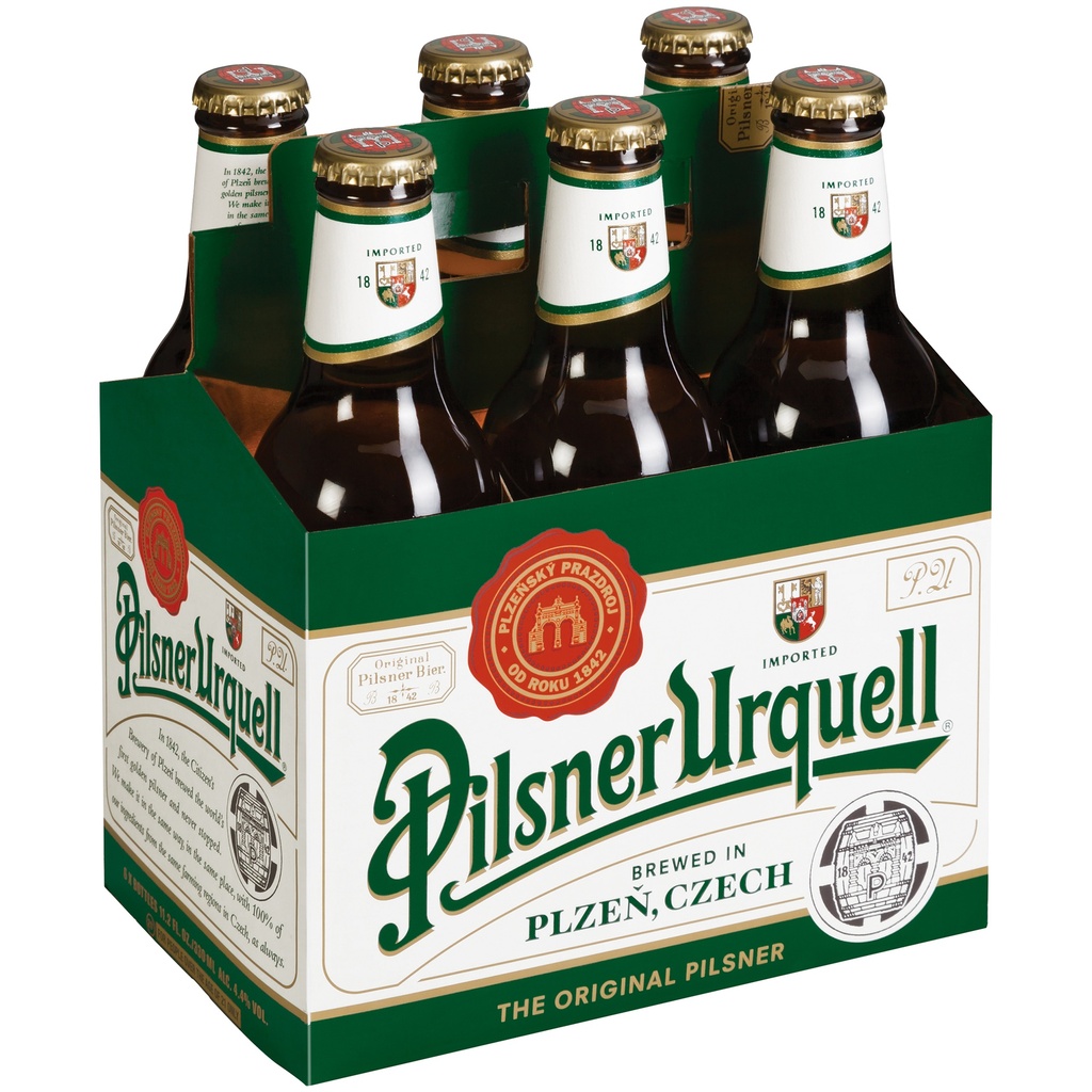 Pilsner Urquell - Lager - Case - 12 Oz - 6 Pk